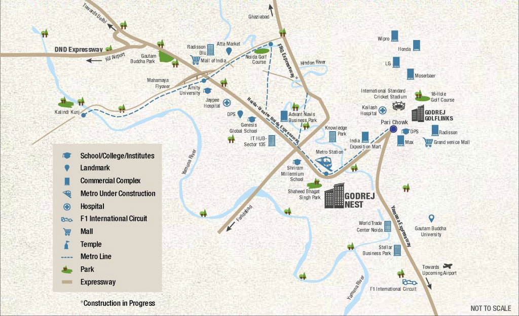 Godrej Nest Commercial Location Map